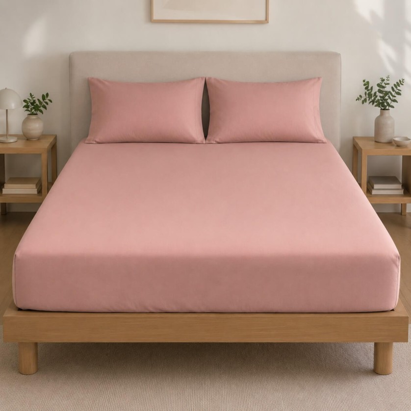 Σεντόνι Με Λάστιχο Πεννιέ Dusty Rose (1.20x2.00+0.40) Σεντόνι Με Λάστιχο Πεννιέ Dusty Rose (1.20x2.00+0.40)