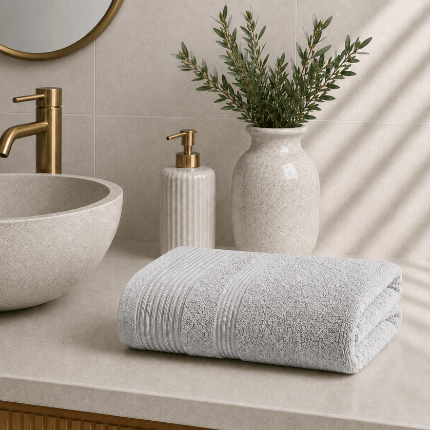 Πετσέτα Προσώπου 50×90 Light Grey Πετσέτα Προσώπου 50×90 Light Grey