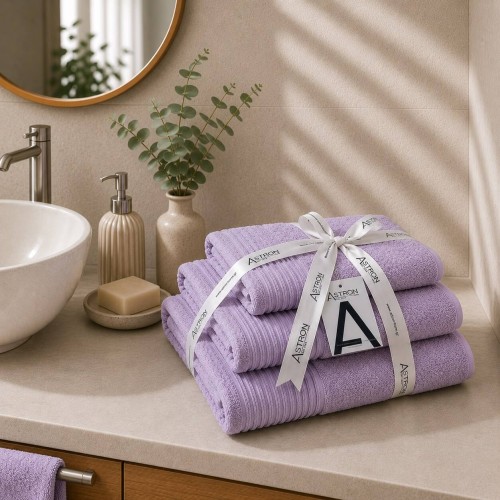 img-Πετσέτες σετ 3τμχ Light Lilac