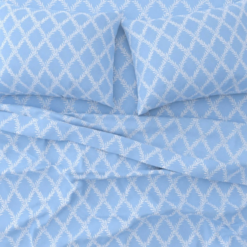 Σεντόνια King Size (ΣΕΤ) 2Χ(2,60Χ2,80)+2Χ(52Χ72) Lucia Blue Σεντόνια King Size (ΣΕΤ) 2Χ(2,60Χ2,80)+2Χ(52Χ72) Lucia Blue