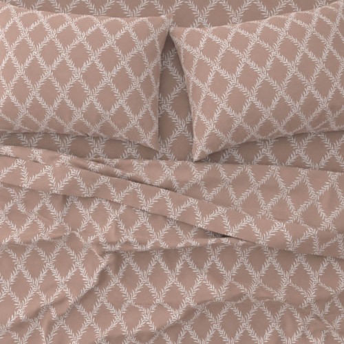 img-Σεντόνια King Size (ΣΕΤ) 2Χ(2,60Χ2,80)+2Χ(52Χ72) Lucia Chocolat