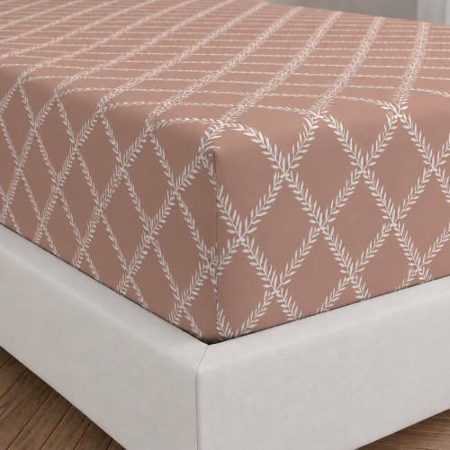img-Σεντόνια Μονά (Σετ) Με Λάστιχο (100x200+30) Lucia Chocolat