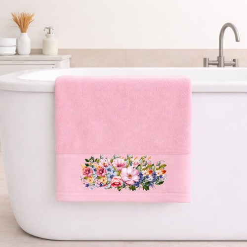 img-Πετσέτα Μπάνιου 70×140 Rosie Dusty Rose
