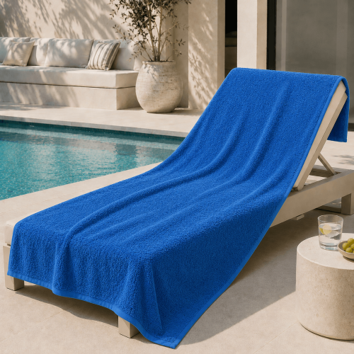 img-Πετσέτα Πισίνας - Θαλάσσης 100X180 Royal Blue