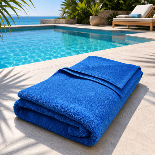 img-Πετσέτα Πισίνας - Θαλάσσης 100X180 Royal Blue