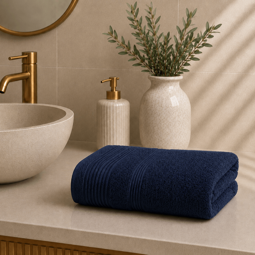 Πετσέτα Προσώπου 50×90 Navy Blue Πετσέτα Προσώπου 50×90 Navy Blue