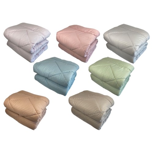 img-Πάπλωμα Σατέν Ριγέ Μονό 160x240 Lilac
