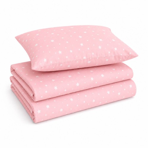 img-Βρεφικά Σετ Σεντόνι Κούνιας Με Λάστιχο Paradise Pink