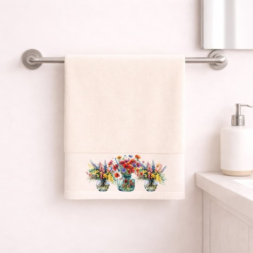 img-Πετσέτα Προσώπου 50×90 Blossom Ecru