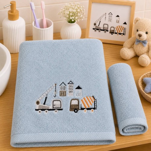 img-Παιδικές Πετσέτες (σετ 2 τεμ) Trucks