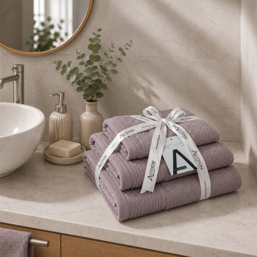 img-Πετσέτες σετ 3τμχ Dusty Rose