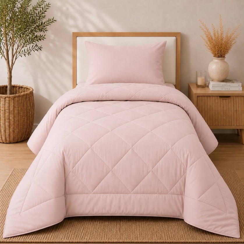 Κουβερτοπάπλωμα Μονό 1,60Χ2,20 Dusty Rose