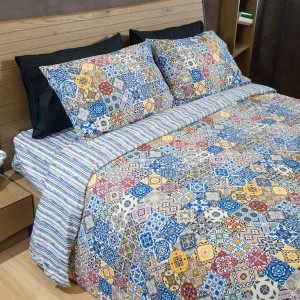 img-Art 102 Θήκη παπλώματος μονή & 1 Μαξιλαροθήκη BEAUTY HOME FL