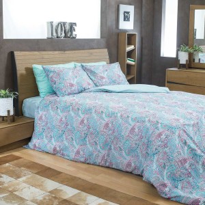 img-Art 106 Θήκη παπλώματος μονή & 1 Μαξιλαροθήκη BEAUTY HOME FL