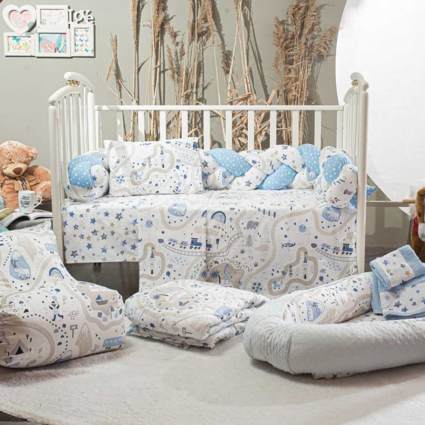 Art 2002 Σέτ σεντόνια bebe 3 τμχ. BEAUTY HOME FL