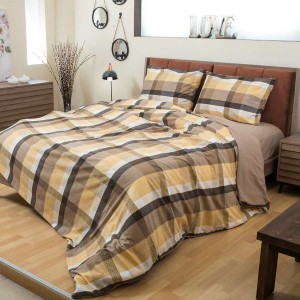 img-Art 250 Θήκη παπλώματος μονή & 1 Μαξιλαροθήκη Φανέλλα BEAUTY HOME FL