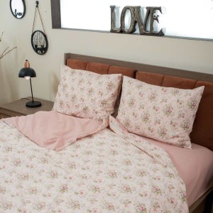 img-Art 253 Θήκη παπλώματος μονή & 1 Μαξιλαροθήκη Φανέλλα BEAUTY HOME FL