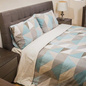 img-Art 254 Θήκη παπλώματος μονή & 1 Μαξιλαροθήκη Φανέλλα BEAUTY HOME FL