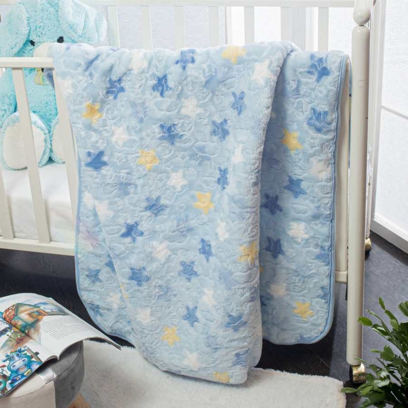 Art 3402 Κουβέρτα bebe velour BEAUTY HOME FL