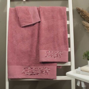 img-Art 550 Σετ πετσέτες 3 τμχ. κεντημένες 500 gsm BEAUTY HOME FL