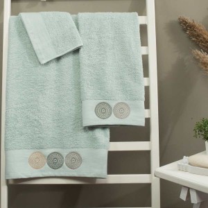 img-Art 554 Σετ πετσέτες 3 τμχ. κεντημένες 500 gsm BEAUTY HOME FL