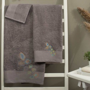 img-Art 555 Σετ πετσέτες 3 τμχ. κεντημένες 500 gsm BEAUTY HOME FL