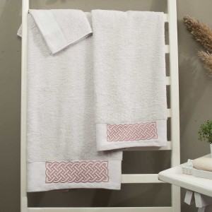 img-Art 557 Σετ πετσέτες 3 τμχ. κεντημένες 500 gsm BEAUTY HOME FL
