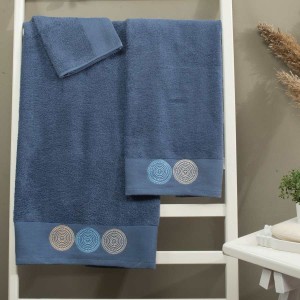 img-Art 558 Σετ πετσέτες 3 τμχ. κεντημένες 500 gsm BEAUTY HOME FL