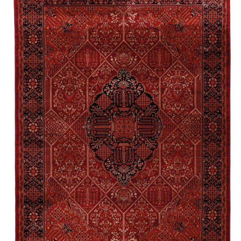 Κλασικό χαλί Afgan 316A D.RED BLACK Royal Carpet - 100 x 160 cm Κλασικό χαλί Afgan 316A D.RED BLACK Royal Carpet - 100 x 160 cm