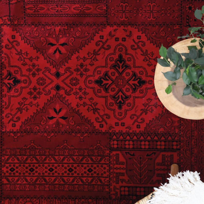 Κλασικό χαλί Afgan 7675A D.RED Royal Carpet - 67 x 500 cm