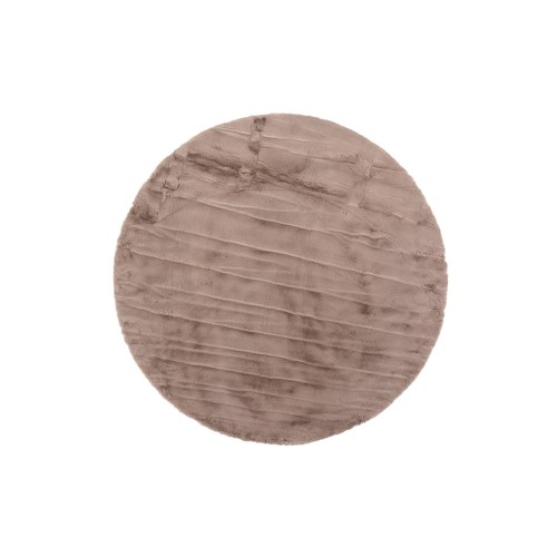img-Γούνινο Χαλί Round BUNNY BEIGE 1000 Royal Carpet - 200 x 200 cm