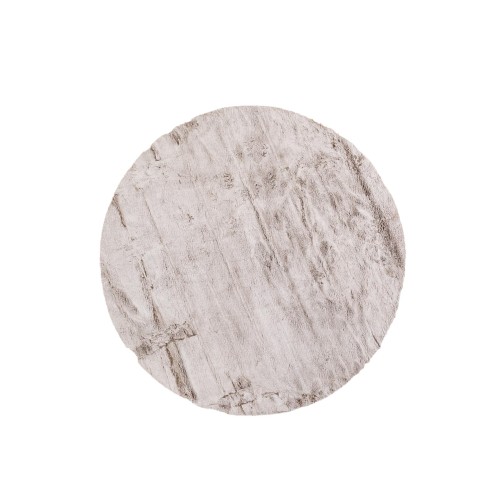 img-Γούνινο Χαλί Round BUNNY BROWN Royal Carpet - 200 x 200 cm