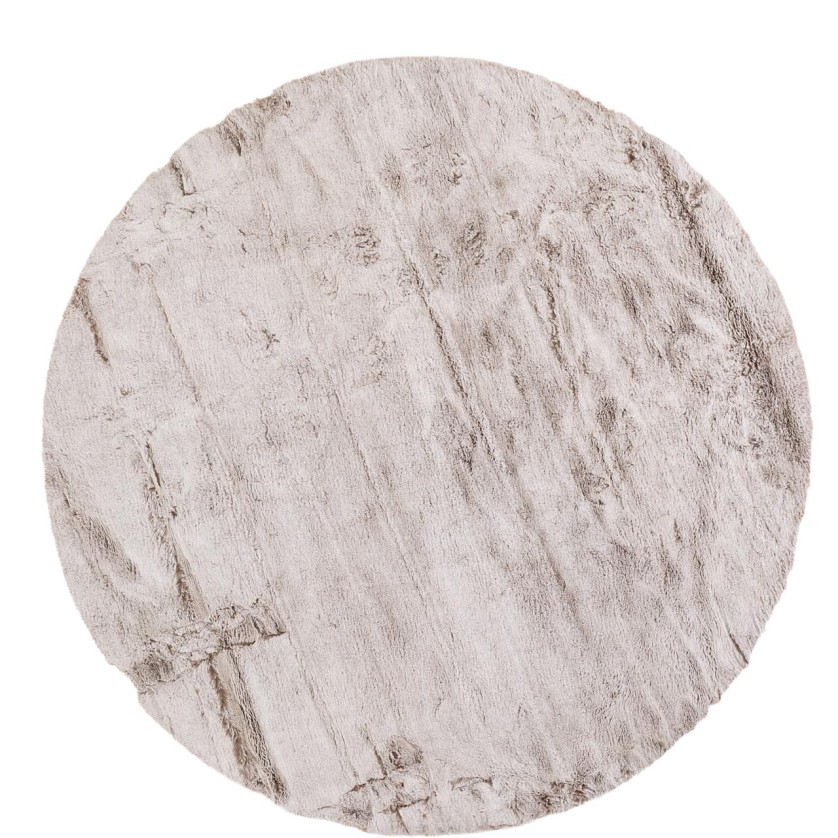 Γούνινο Χαλί Round BUNNY BROWN Royal Carpet - 200 x 200 cm Γούνινο Χαλί Round BUNNY BROWN Royal Carpet - 200 x 200 cm