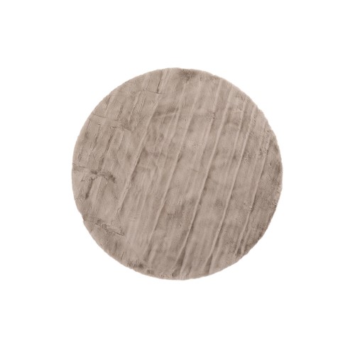 img-Γούνινο Χαλί Round BUNNY TAUPE 2458 Royal Carpet - 200 x 200 cm
