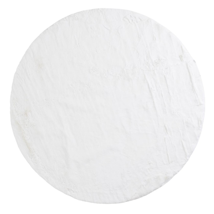 Γούνινο Χαλί Round BUNNY WHITE Royal Carpet - 200 x 200 cm Γούνινο Χαλί Round BUNNY WHITE Royal Carpet - 200 x 200 cm