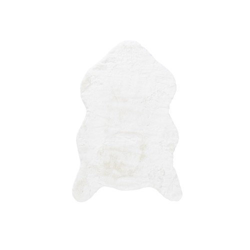 img-Γούνινο Χαλί Bunny SHAPE WHITE Royal Carpet - 80 x 120 cm
