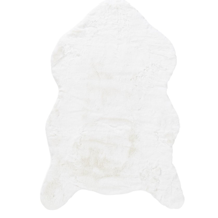 Γούνινο Χαλί Bunny SHAPE WHITE Royal Carpet - 80 x 120 cm Γούνινο Χαλί Bunny SHAPE WHITE Royal Carpet - 80 x 120 cm