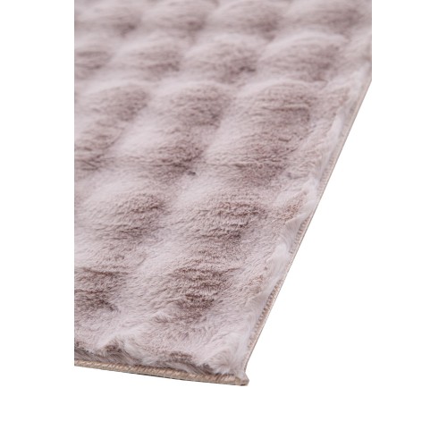 img-Γούνινο Χαλί Bunny BUBBLE D.BEIGE Royal Carpet - 67 x 140 cm