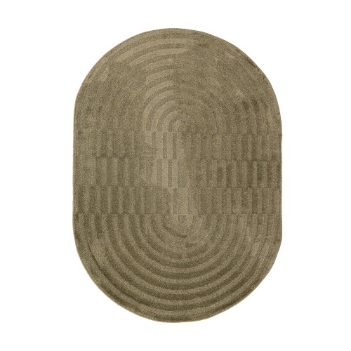 img-Οβάλ Χαλί Jazz 2972A OLIVE Royal Carpet - 160 x 230 cm