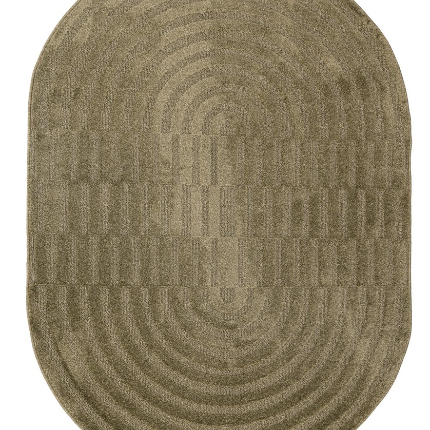Οβάλ Χαλί Jazz 2972A OLIVE Royal Carpet - 160 x 230 cm