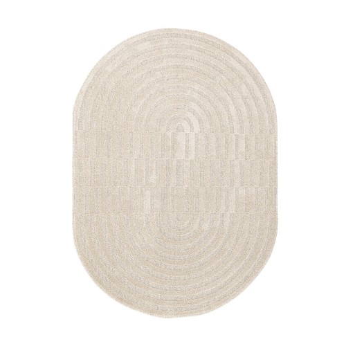 img-Οβάλ Χαλί Jazz 2972A WHITE Royal Carpet - 160 x 230 cm