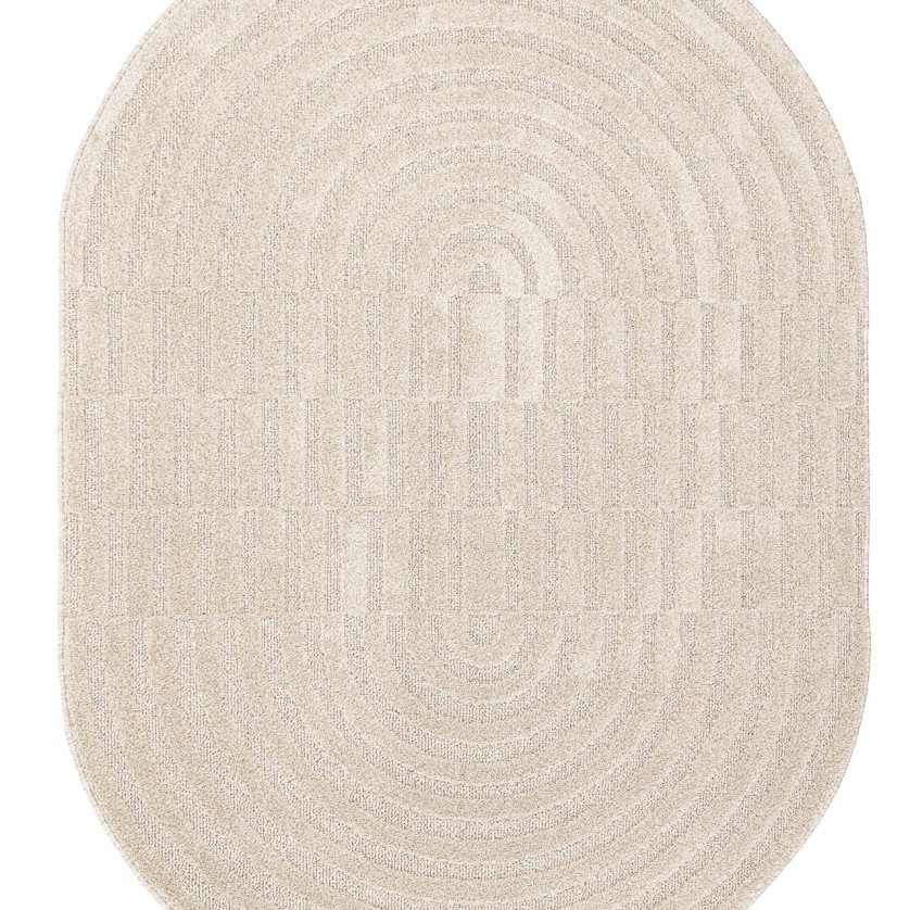 Οβάλ Χαλί Jazz 2972A WHITE Royal Carpet - 160 x 230 cm
