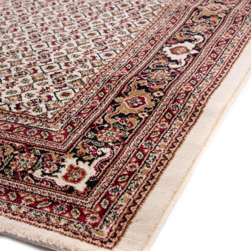 Κλασικό Χαλί Teheran 3924 CREAM BLACK Royal Carpet - 67 x 500 cm