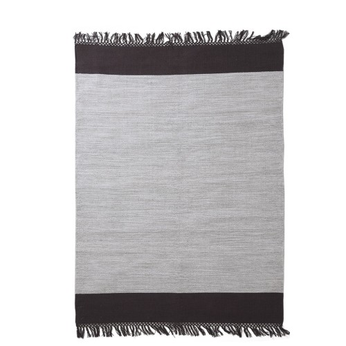 img-Χαλί Urban Cotton Kilim Flitter Black Royal Carpet - 130 x 190 cm