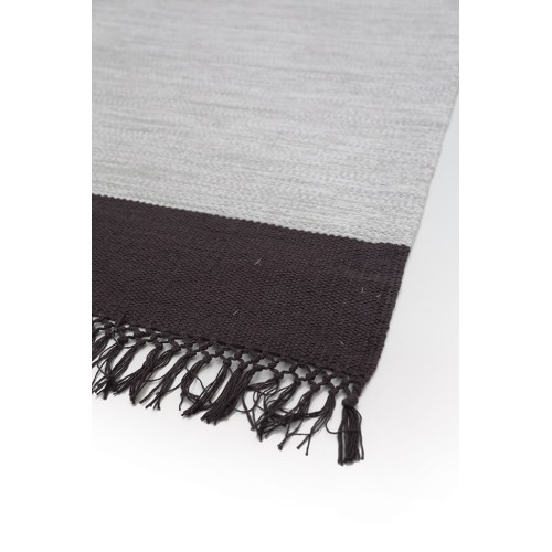 img-Χαλί Urban Cotton Kilim Flitter Black Royal Carpet - 130 x 190 cm