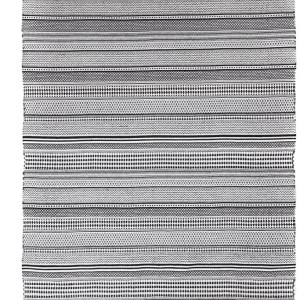 img-Χαλί Urban Cotton Kilim Samaira Black White Royal Carpet - 130 x 190 cm
