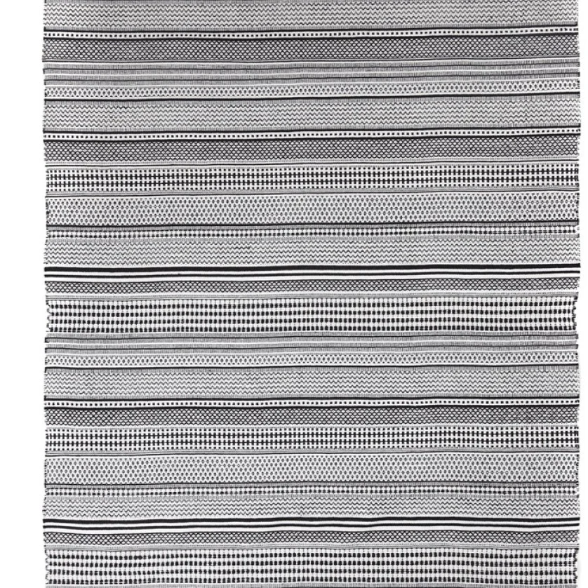 Χαλί Urban Cotton Kilim Samaira Black White Royal Carpet - 160 x 230 cm Χαλί Urban Cotton Kilim Samaira Black White Royal Carpet - 160 x 230 cm