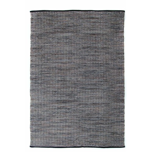 img-Χαλί Urban Cotton Kilim Venza Black Royal Carpet - 160 x 230 cm