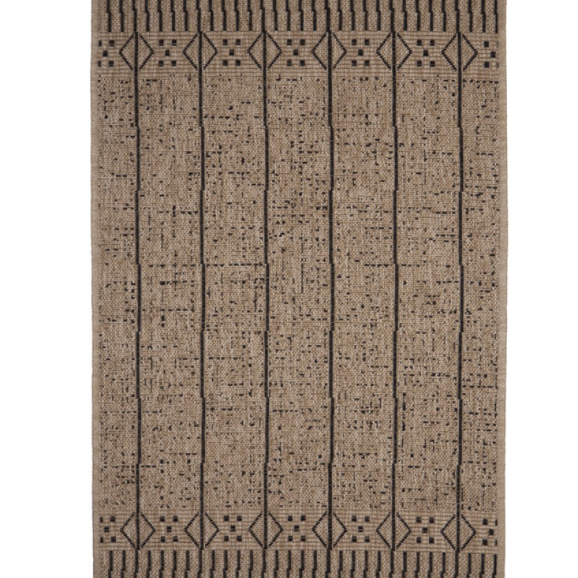 Ψάθα Avanos 9004 BLACK Royal Carpet - 80 x 150 cm