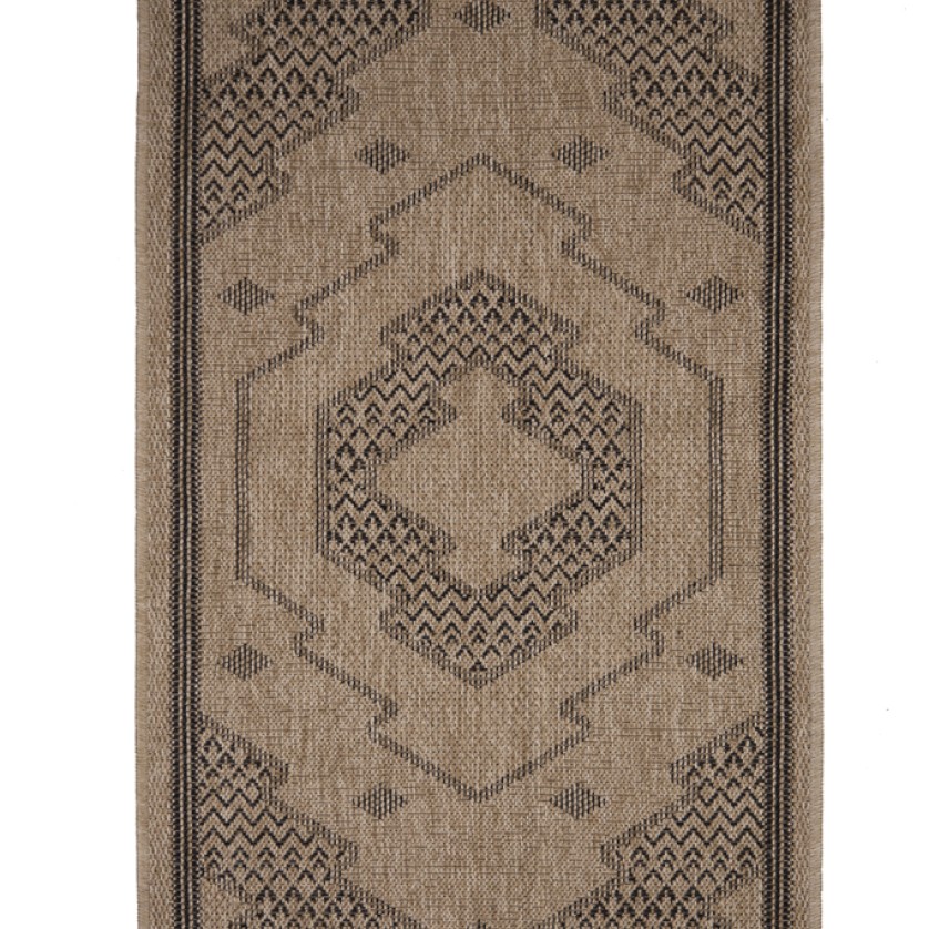 Ψάθα Avanos 9010 BLACK Royal Carpet - 80 x 150 cm